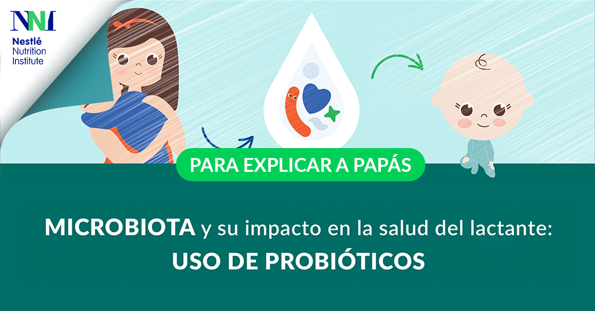 Infografia microbiota y su impacto en la salud del lactante