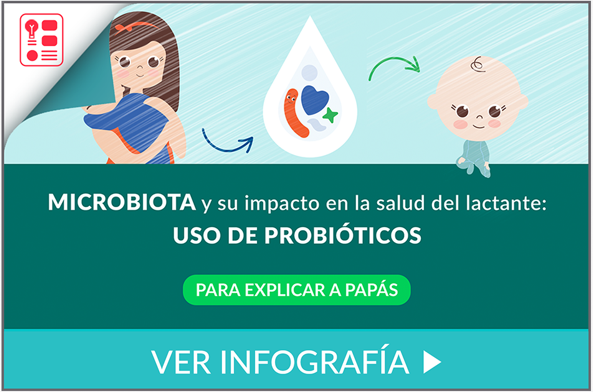 Infografia microbiota y su impacto en la salud del lactante