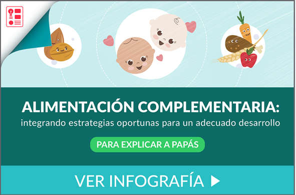 infografia alimentacion complementaria estrategias oportunas para un adecuado desarrollo