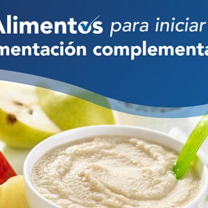 Alimentos para iniciar la alimentación complementaria (infographics)