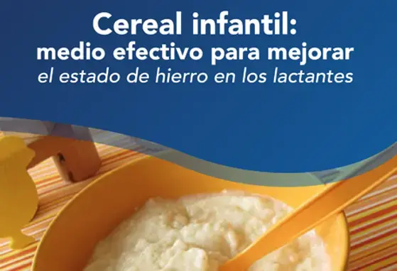 Cereal infantil como herramienta efectiva para mejorar el estatus infantil de hierro (infographics)