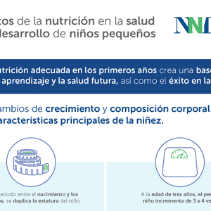 Efectos de la nutrición en la salud y el desarrollo de niños pequeños (infographics)