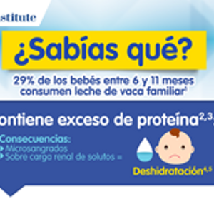 La leche familiar es inadecuada para menores de 12 meses (infographics)