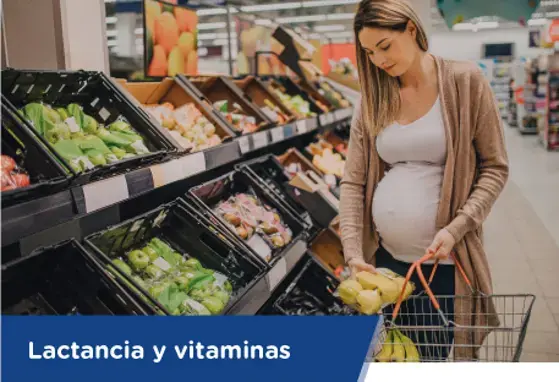 Lactancia y vitaminas (infographics)
