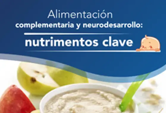 Alimentación complementaria y neurodesarrollo: nutrimentos clave (infographics)