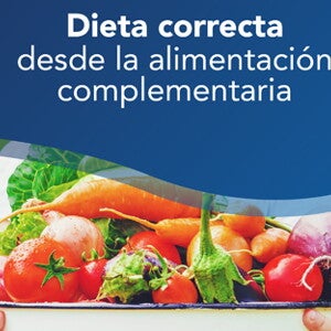 Dieta correcta desde la alimentación complementaria (infographics)